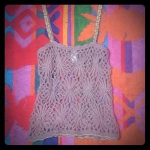 Free People Croched Top Sz XS